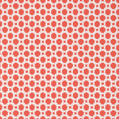 Thibaut Charter Wallpaper in Coral